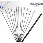 Lot de 12 lames de scie � chantourner - avec dents en spirale - pour bois, m�tal, plastique (04) - lntyq ...