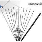 Lot de 12 lames de scie � chantourner - avec dents en spirale - pour bois, m�tal, plastique (04) - lntyq ...