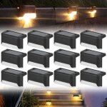 Lot de 12 lampes solaires d'ext�rieur, �tanches, pour l'�clairage du jardin, de la terrasse, des all�es, ...