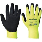 Gants grip hivis latex jaune xs - taille 6