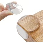 Lot de 12 protections d'angle rondes pour enfants - protection des coins de table - coins transparents ...