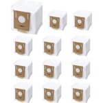 Lot de 12 sacs � poussi�re de rechange pour aspirateur ecovacs deebot t8t9aivi + / power / pro