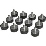 Clas - lot de 12 tampons caoutchouc rond r�glable d. 49mm pour table �l�vatrice - co 1160 equipements ...