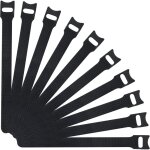 Lot de 120 attaches de c�bles r�utilisables, sangles de gestion de c�bles r�glables de 15 cm avec fermeture ...