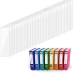 Lot de 120 porte - tiquettes transparents, tiquettes de classeur de 2, 5 x 7, 6 cm, pochettes adhsives ...