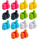 Lot de 14 crochets muraux adh�sifs pour le pouce - crochets muraux multifonctions - crochets en silicone ...
