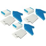 Lot de 15 filtres compatible avec thomas cycloon hybrid family & pets, cycloon hybrid led parquet, cycloon ...