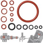 Lot de 15 joints toriques en silicone pour philips saeco - soupape de support, vapeur et sortie - compatible ...