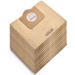 Lot de 15 sacs aspirateur pour karcher 6. 959 - 130. 0 wd3 wd3p mv3 sacs filtrants en papier de rechange ...