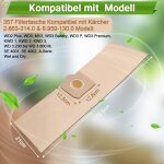 Lot de 15 sacs aspirateur pour karcher 6. 959 - 130. 0 wd3 wd3p mv3 sacs filtrants en papier de rechange ...