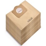Lot de 15 sacs aspirateur pour karcher 6. 959 - 130. 0 wd3 wd3p mv3 sacs filtrants en papier de rechange ...