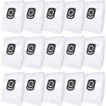 Lot de 15 sacs d'aspirateur pour rowenta hygiene + zr200520 zr200720 swirl r39 sacs � poussi�re pour ...