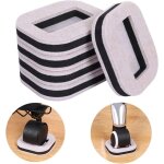 Lot de 15 tasses  roulettes en feutre, patins en feutre pour sols en bois dur, patins en bois dur pour ...
