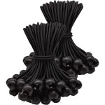 Lot de 15 tendeur elastique, tendeur bache avec boules, sandow elastique caoutchouc, pour b�che, adapt� ...
