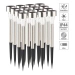Lot de 16 bornes solaires à led lampes de jardin à planter Lot de 16 bornes solaires à led lampes de jardin à planter