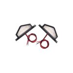 Mowze - lot de 2 4 feux led d'éclairage de plaque d'immatriculation - Étanches, pour camions, remorques, ... Mowze - lot de 2 4 feux led d'éclairage de plaque d'immatriculation - Étanches, pour camions, remorques, ...