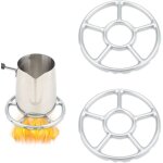 Lot de 2 (6. 1in / 15. 5cm) r�ducteurs de gaz pour plaque r�ducteur de gaz wok rack cuisini�re � gaz ...