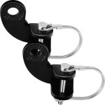 Lot de 2 adaptateurs d'attelage de remorque de v�lo coud� 12, 2 mm compatible avec les remorques burley ...