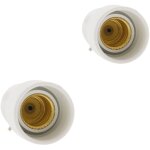 Lot de 2 adaptateurs douille b22 / e14 - zenitech