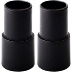 Lot de 2 adaptateurs universels noirs de 32 mm � 35 mm pour tuyaux d'aspirateur et accessoires