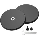 Lot de 2 aimants puissants en caoutchouc antid�rapants - diam�tre : 88 mm force d'adh�rence : 55 kg - ...