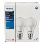 Lot de 2 ampoules corepro led bulb a60 e27 10w 4000k neutre 1055lm philips Lot de 2 ampoules corepro led bulb a60 e27 10w 4000k neutre 1055lm philips