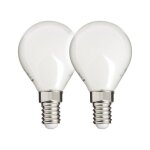 Xanlite - lot de 2 ampoules filament led, culot e14, 806 lumens, conso. 6, 5w (eq. 60w) , 4000k, blanc ... Xanlite - lot de 2 ampoules filament led, culot e14, 806 lumens, conso. 6, 5w (eq. 60w) , 4000k, blanc ...