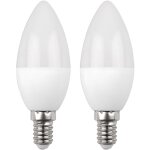 Lot de 2 ampoules led e14 7. 4w equi. 60w 806lm 25000h 7hsevenon premium Lot de 2 ampoules led e14 7. 4w equi. 60w 806lm 25000h 7hsevenon premium