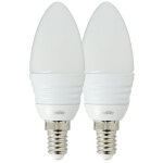 Lot de 2 ampoules led e14 smd 2x3w 250lm (45w) - blanc chaud 2700k