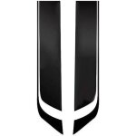 Lot de 2 autocollants universels en vinyle pour capot de voiture, rayures de sport, de course, graphiques, ...