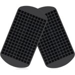 Lot de 2 bacs � gla�ons en silicone pour 160 gla�ons, pour cuisine, lait, cocktails, whisky, bi�res, ...