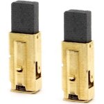 Lot de 2 balais de charbon de rechange pour marteau perforateur metabo et raboteuse, support inclus