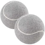 Lot de 2 balles tennis pr�d�coup�es pour pieds meubles et protection sol, rev�tement en feutre r�sistant ...