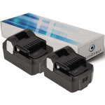Lot de 2 batteries pour hitachi ds18dsal perceuse visseuse 3000mah 18v