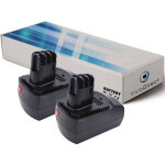 Lot de 2 batteries pour metabo bsz 14. 4 perceuse visseuse 300mah 14. 4v