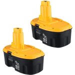 Pdstation - lot de 2 batteries de rechange dc9096 ni - mh 18 v 4. 6ah pour dewalt dc9096 de9098 dw9096 ...