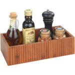 Bote de rangement wenko mera bambou marron 2er set cuisine organisateur de cuisine accessoires de cuisine ...