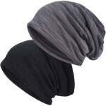 Lot de 2 bonnets amples pour homme / femme, bonnets amples surdimensionn�s en tricot fin pour l'�t�