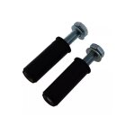 Lot de 2 boulons m10 de fixation goudron / asphalte (diam. 10mm)