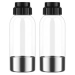 Lot de 2 bouteilles de 0. 5l pour machine  gazifier aquabella naturamix lot2bout0. 5l