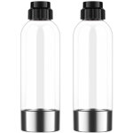Lot de 2 bouteilles 1l pour machine � gaz�ifier ? mat�riau pet ? compatible avec aquabella ? lot2bout1l ...