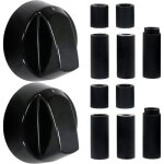 Lot de 2 bouton plaque de cuisson, bouton gaziniere, pour presque toutes les plaques de cuissonbouton ...