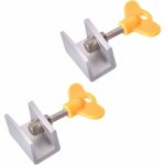 Lot de 2 butes de porte coulissantes rglables