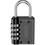 Lot de 2 cadenas � combinaison � 4 chiffres, en alliage d'aluminium, robustes et fiables, pour casiers ...