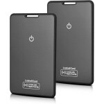 Lot de 2 cartes de suivi pour portefeuille - compatible avec find my app (ios seulement, android not ...