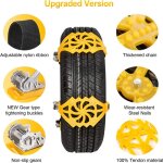 Lot de 2 chaînes à neige universelles pour voiture, chaînes à neige antidérapantes, chaînes de sécurité ... Lot de 2 chaînes à neige universelles pour voiture, chaînes à neige antidérapantes, chaînes de sécurité ...