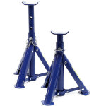 Lot de 2 chandelles de levage cric pour voiture (2 t chacune) chandelle de calage support de montage