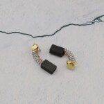 Lot de 2 charbon moteur par 7x11x18 mm pour tondeuse a gazon