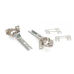 Lot de 2 charni�res (93x1336, 00268698) r�frig�rateur, cong�lateur bosch de dietrich, elektra - bregenz, ...