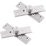 Zvd - lot de 2 charnières de porte pivotantes à 360 degrés en acier inoxydable - charnières lestées - ... Zvd - lot de 2 charnières de porte pivotantes à 360 degrés en acier inoxydable - charnières lestées - ...